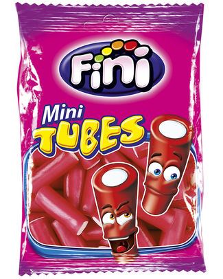 FINI 090GR GEVULDE AARDBEI STAAFJE /12