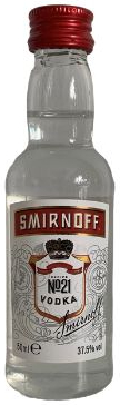 SMIRNOFF VODKA 37,5% 05CL PET /12
