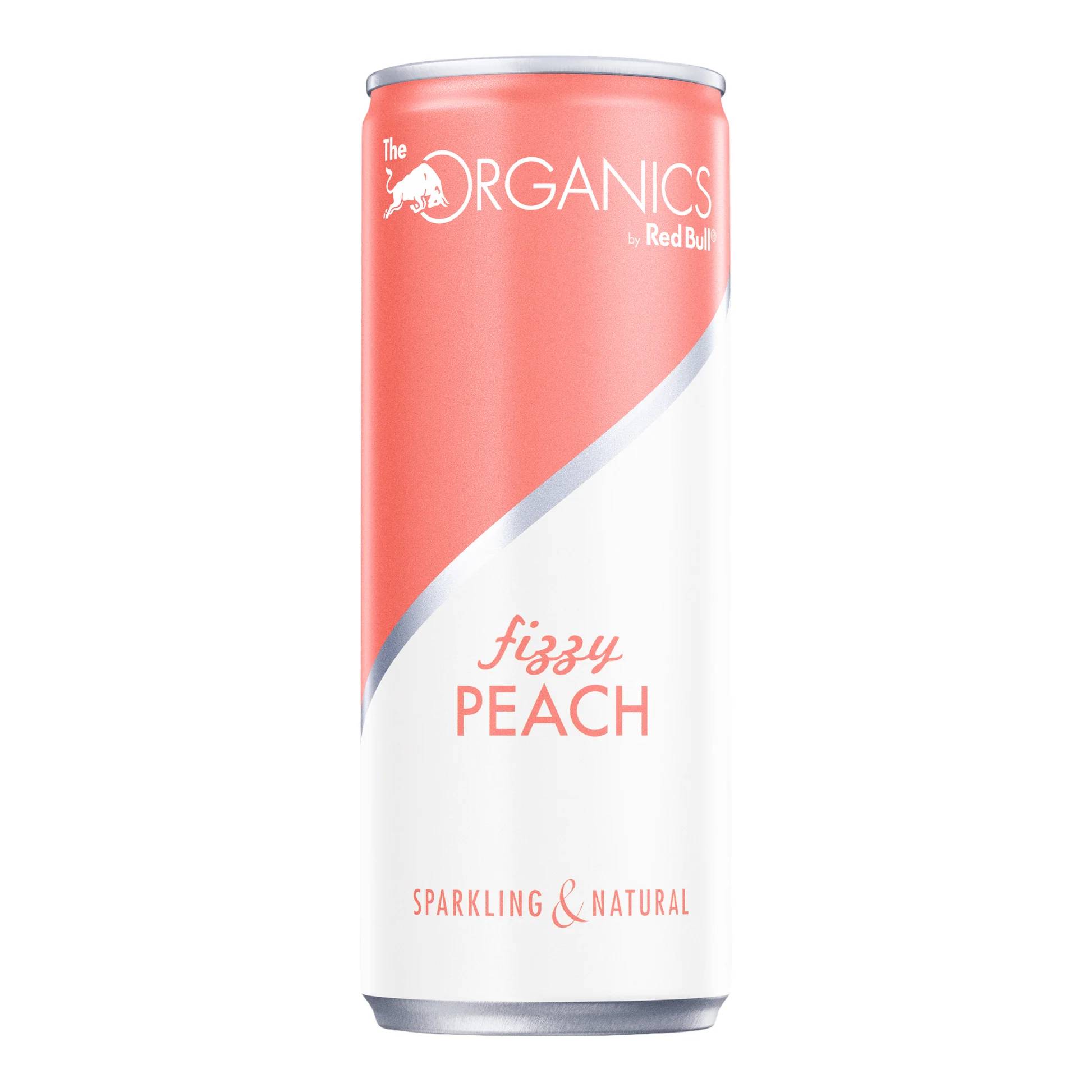 RED BULL ORGANICS 33CL IMP FIZZY PEACH CAN /24