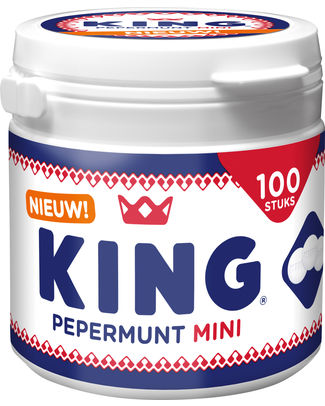 KING PEPPERMUNT POT MINI 100GR /4