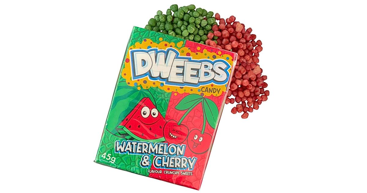 NERDS DWEEBS 045GR WATERMELON-CHERRY /24