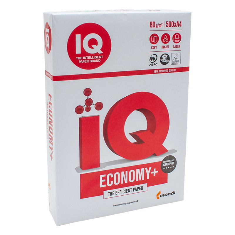 IQ ECONOMY+ KOPIEERPAPIER WIT A4 80g 500pcs