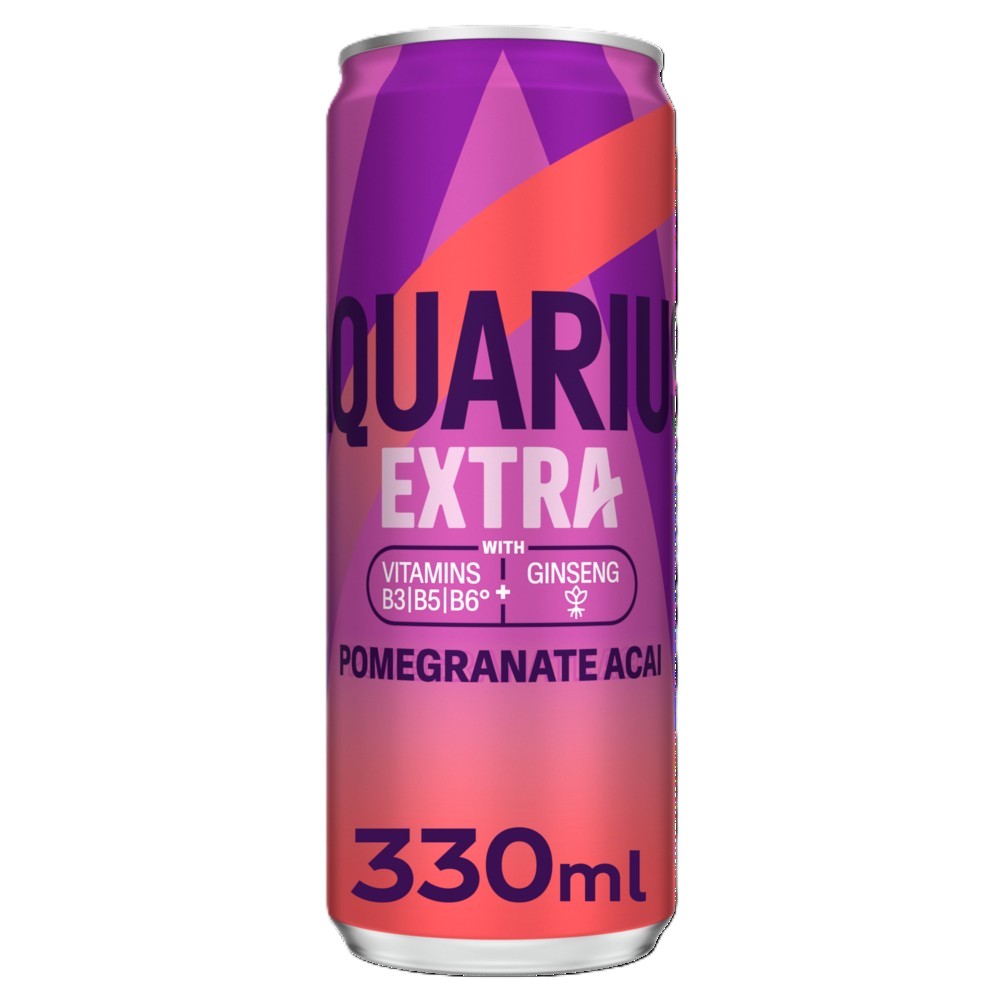 AQUARIUS 33CL EXTRA POMG. ACAI CAN /24