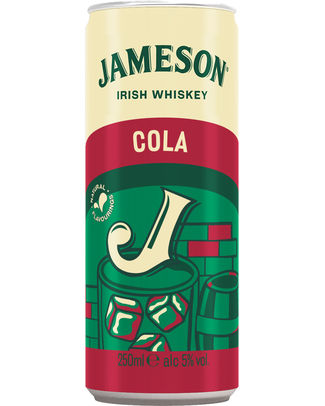 JAMESON & COLA 5% 25CL CAN /12