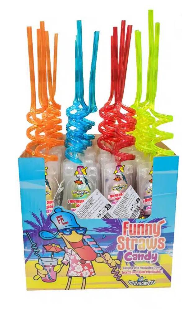 CANDY STRAWS LOLLY 40GR /20