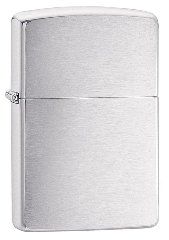 ZIPPO LIGHTER 60000804 BRUSHED CHROME