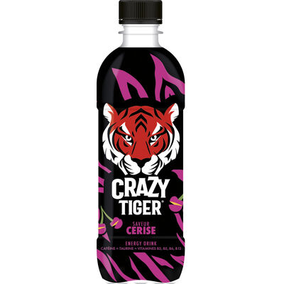 CRAZY TIGER 50CL CHERRY PET
