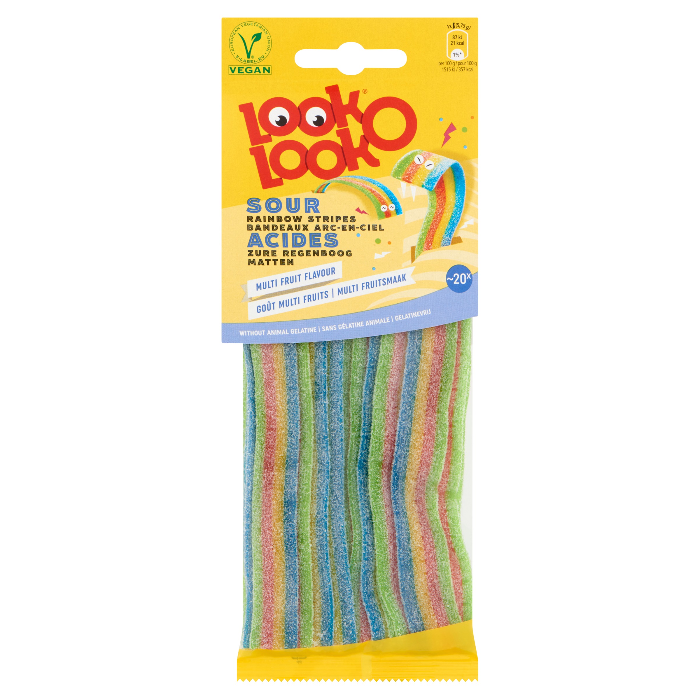 LOOK O L. ZAKJES ZURE MATTEN RAINBOW 115GR /15