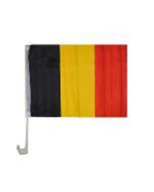 FIFA WORLD CUP 2026 - DRAPEAU DE VOITURE BELGIQUE 45x30cm