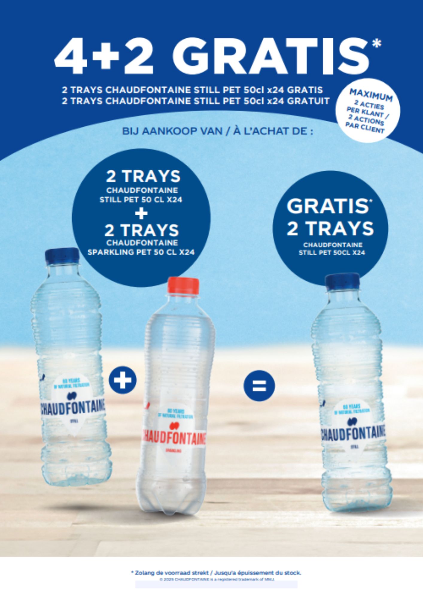 CHAUDFONTAINE STILL & SPARKLING "4+2"