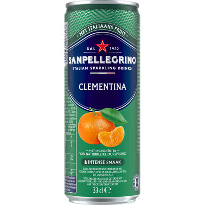 SAN PELLEGRINO 33CL CLEMENTINA CAN /4X6PACK