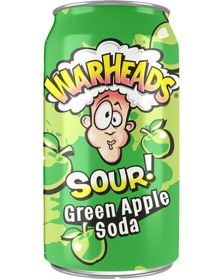 WARHEADS 35CL GREEN APPLE CAN /12