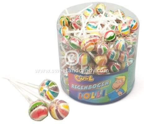 COOL REGENBOOG LOLLY 8GR /100