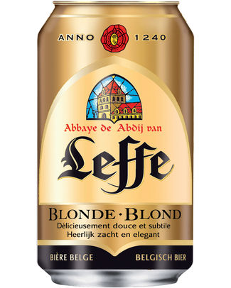 LEFFE BLONDE 33CL CAN /24
