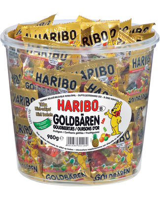 HARIBO TUBO MINI BEERTJES ZAKJES /100