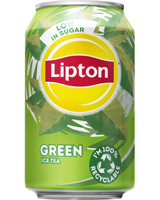 LIPTON 33CL ICE TEA GREEN CAN /4X6PACK