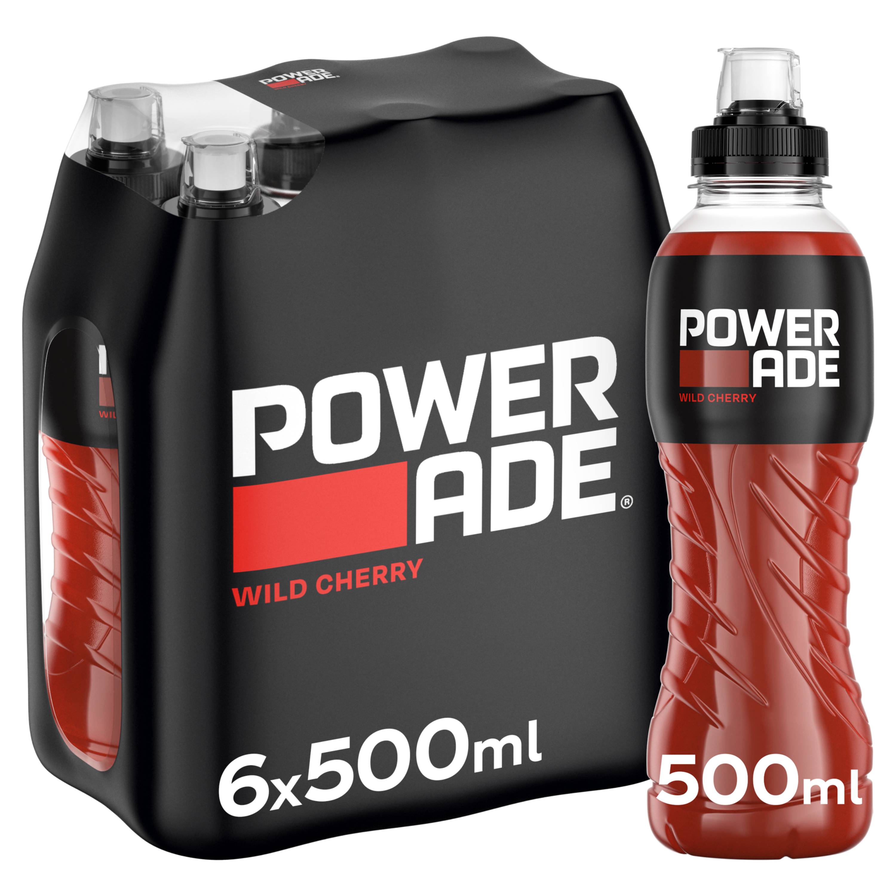 POWERADE 50CL WILD CHERRY PET /4x6PACK