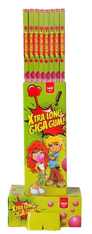 XTRA LONG GIGA GUM WATERMELOEN 85GR /48