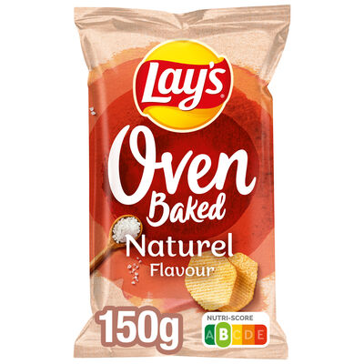 LAYS 150GR OVEN BAKED NATUREL /12