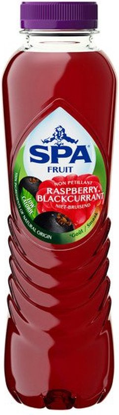 SPA FRUIT RASPB/BLACKB 40CL PET /4X6PACK