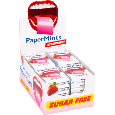 PAPERMINTS FRESH BREATH AARDBEI /24
