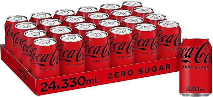 COCA COLA ZERO 33CL FAT CAN /24