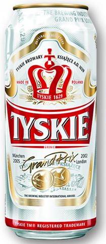 TYSKIE 50CL CAN /6X4PACK