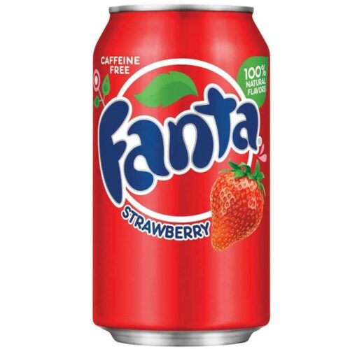 FANTA 35,5CL STRAWBERRY SODA CAN /12