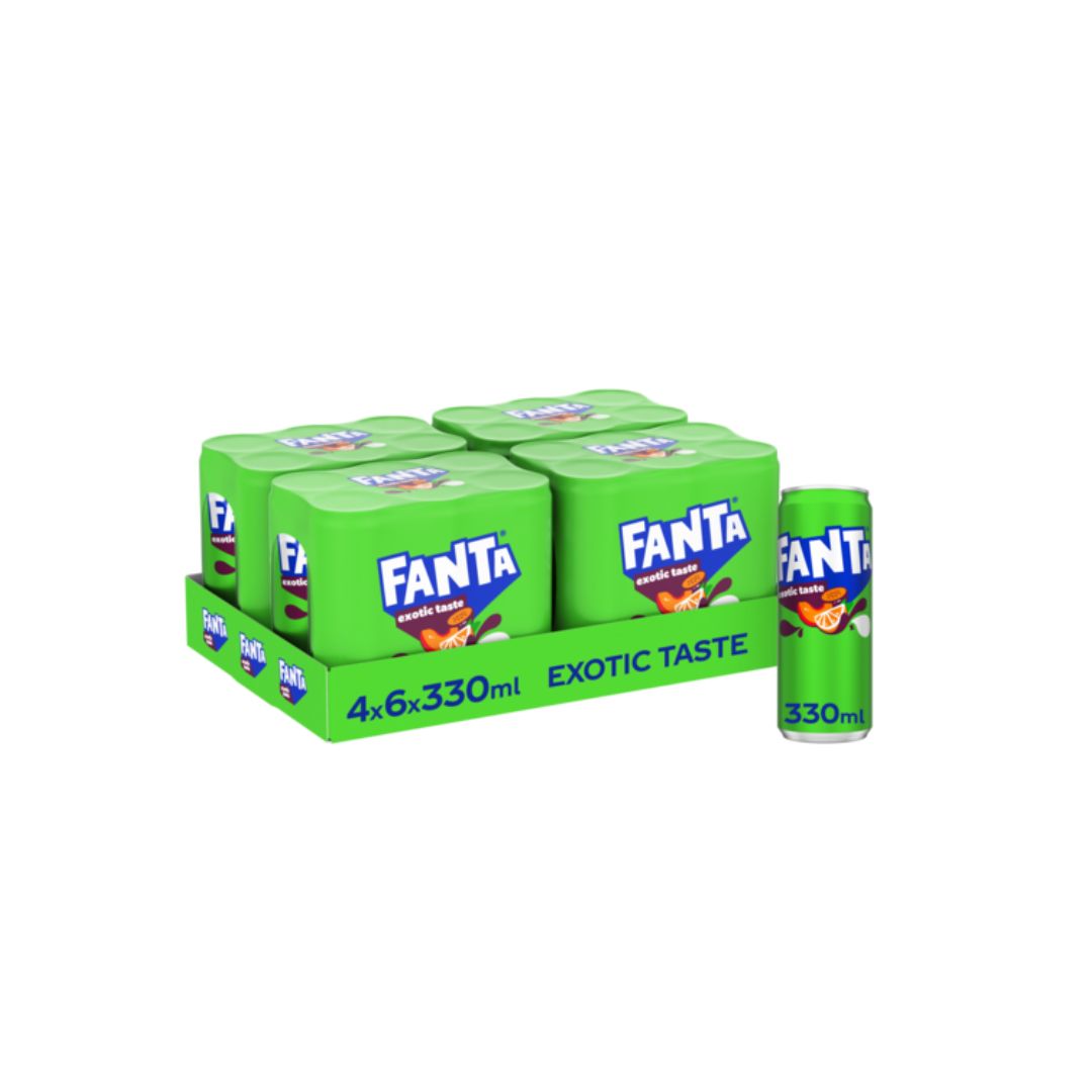 FANTA 33CL EXOTIC CAN /4X6PACK
