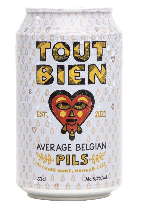 TOUT BIEN PILS 33CL 5,2% CAN /18