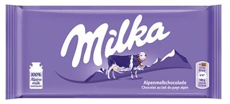 MILKA TABLETTE LAIT DES ALPES 100GR /24