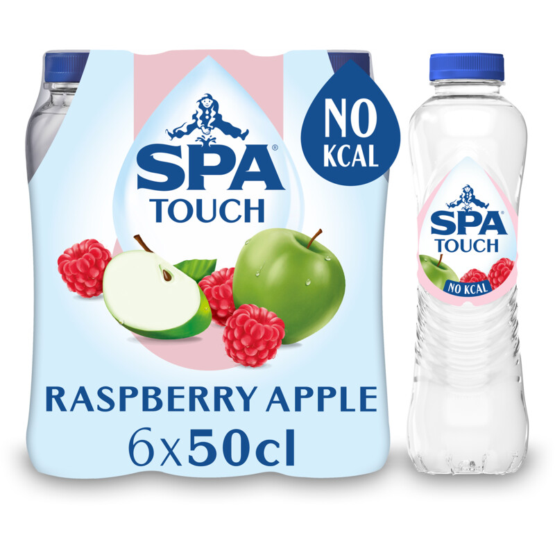 SPA TOUCH RASPB/APPLE 50CL PET /4X6PACK