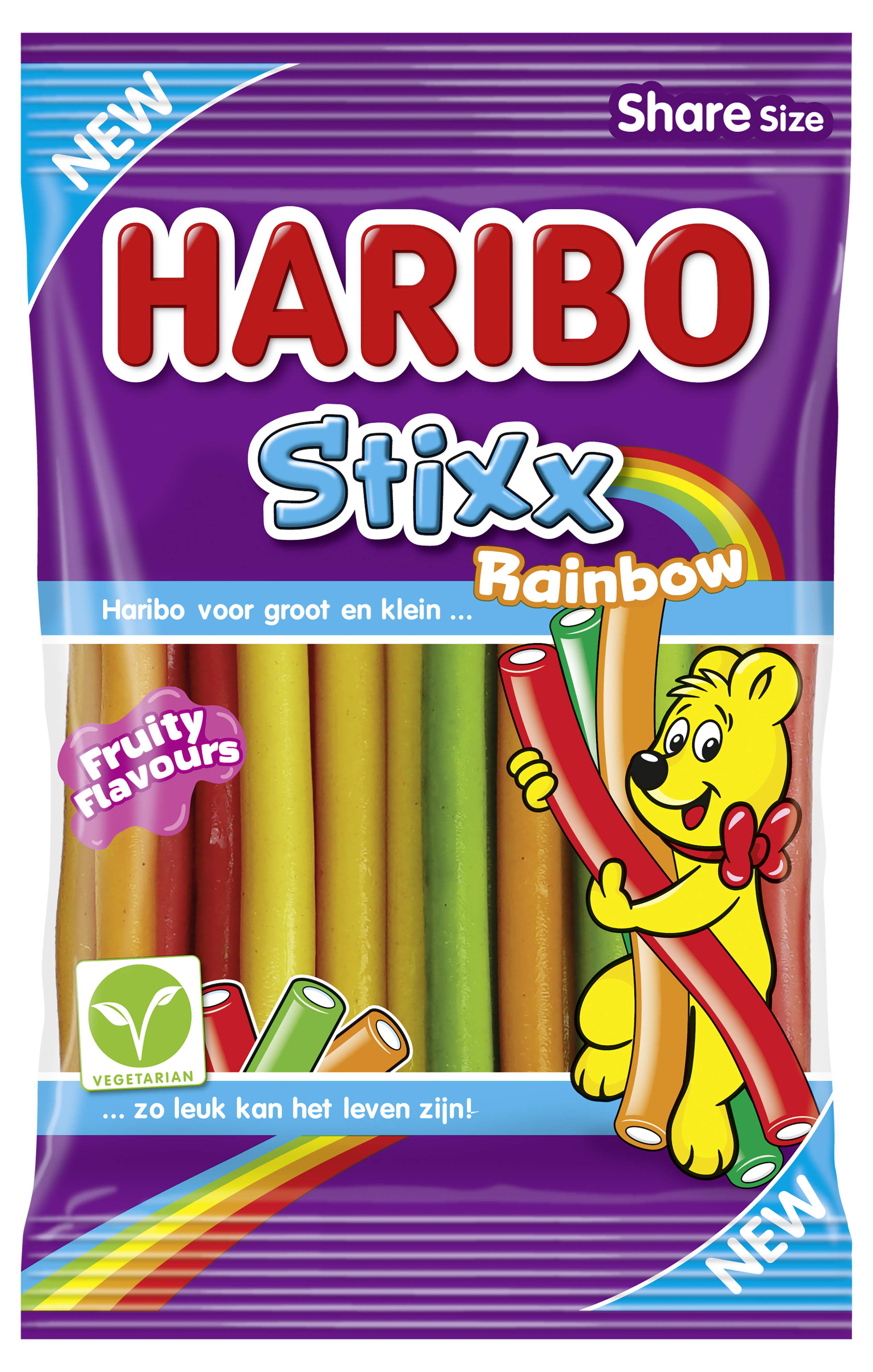 HARIBO 160GR STIXX RAINBOW /18