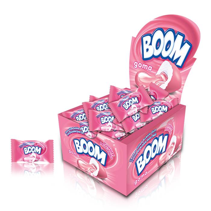 FUFU BOOM YOGURT MORANGO GUM /40