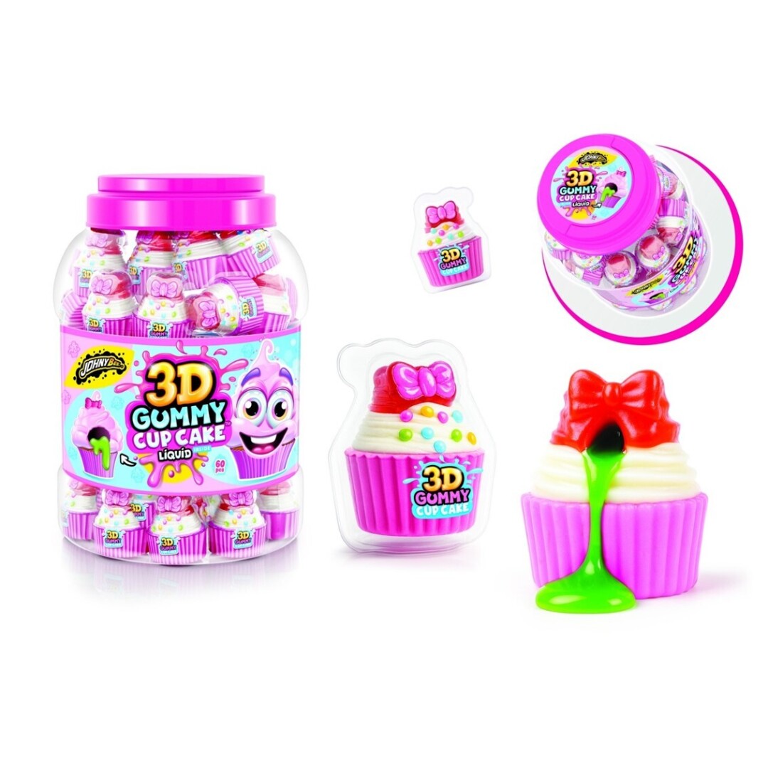 JOHNY BEE 3D GUMMY CUP CAKE /60