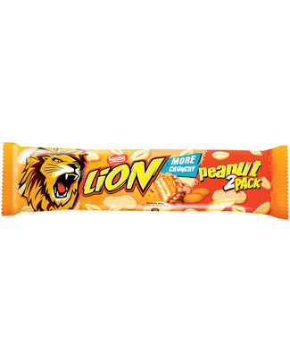 NESTLE LION PEANUT 2PACK 060GR /28