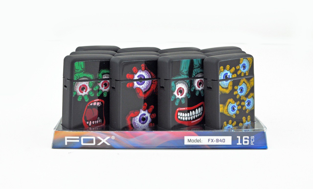 FOX FLIP COVER JETFLAME LIGHTER/16