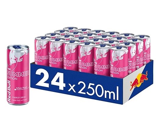 RED BULL 25CL WHITE PEACH CAN /24