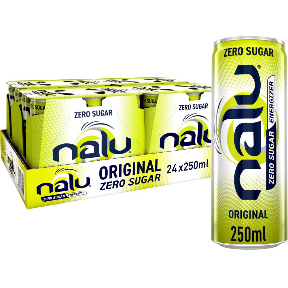 NALU 25CL GREEN SUGARFREE CAN /4X6PACK