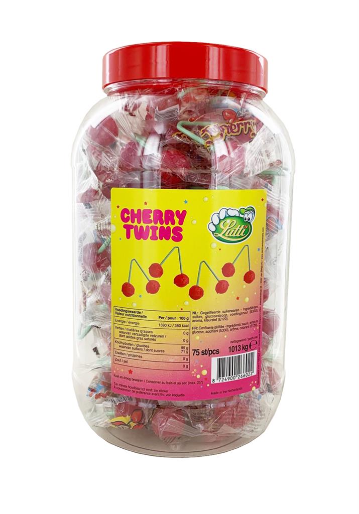 LOLLY TUBO DOUBLE CERISES LUTTI /75