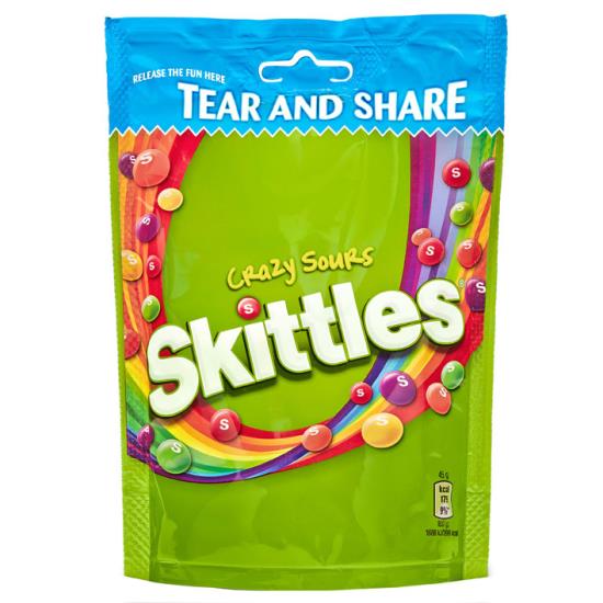 SKITTLES 152GR STAZAK CRAZY SOUR /15