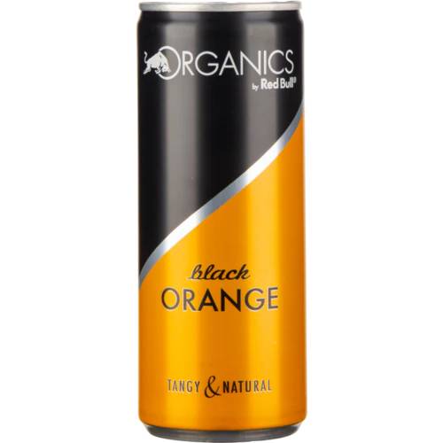 RED BULL ORGANICS 33CL IMP BLACK ORANGE CAN /24