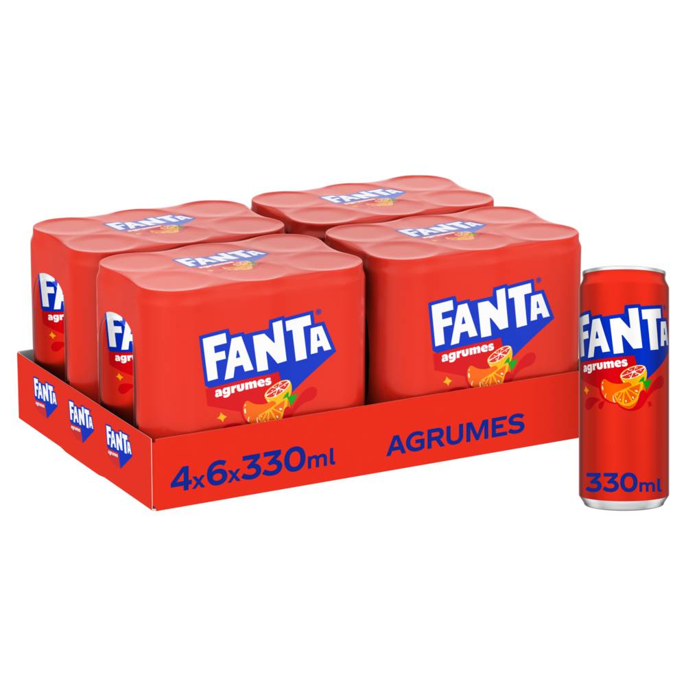FANTA 33CL AGRUMES CAN /4X6PACK