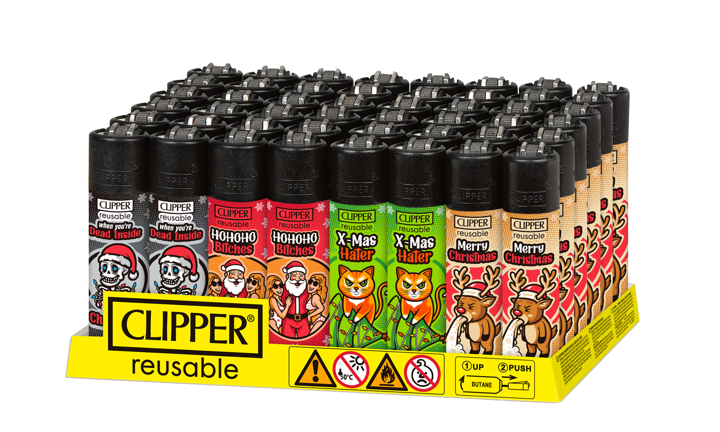 CLIPPER LIGHTER X-MAS SLOGAN/48