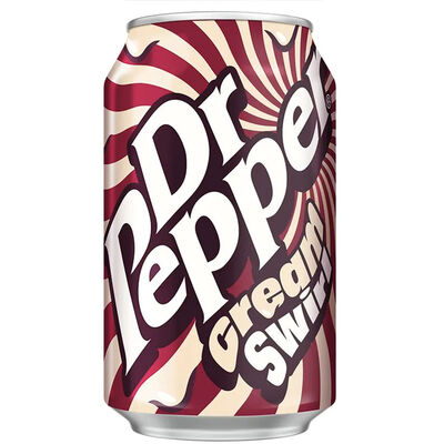 DR PEPPER 33CL CREAM SWIRL CANS /24