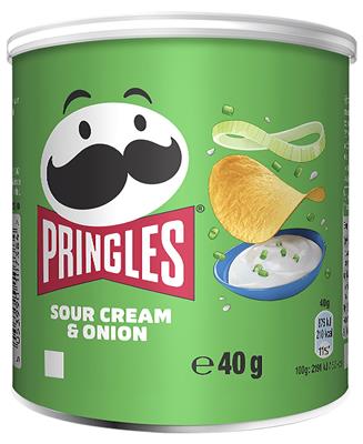 PRINGLES 040GR SOUR CREAM & ONION /12