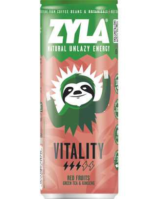 ZYLA VITALITY RED FRUITS 25CL CAN /24
