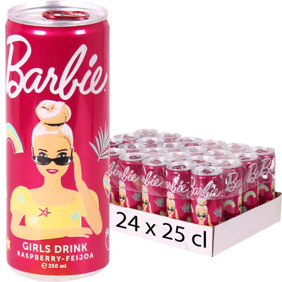 BARBIE DRINK RASPBERRY 25CL CAN /24