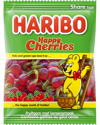 HARIBO 185GR KERSEN /20