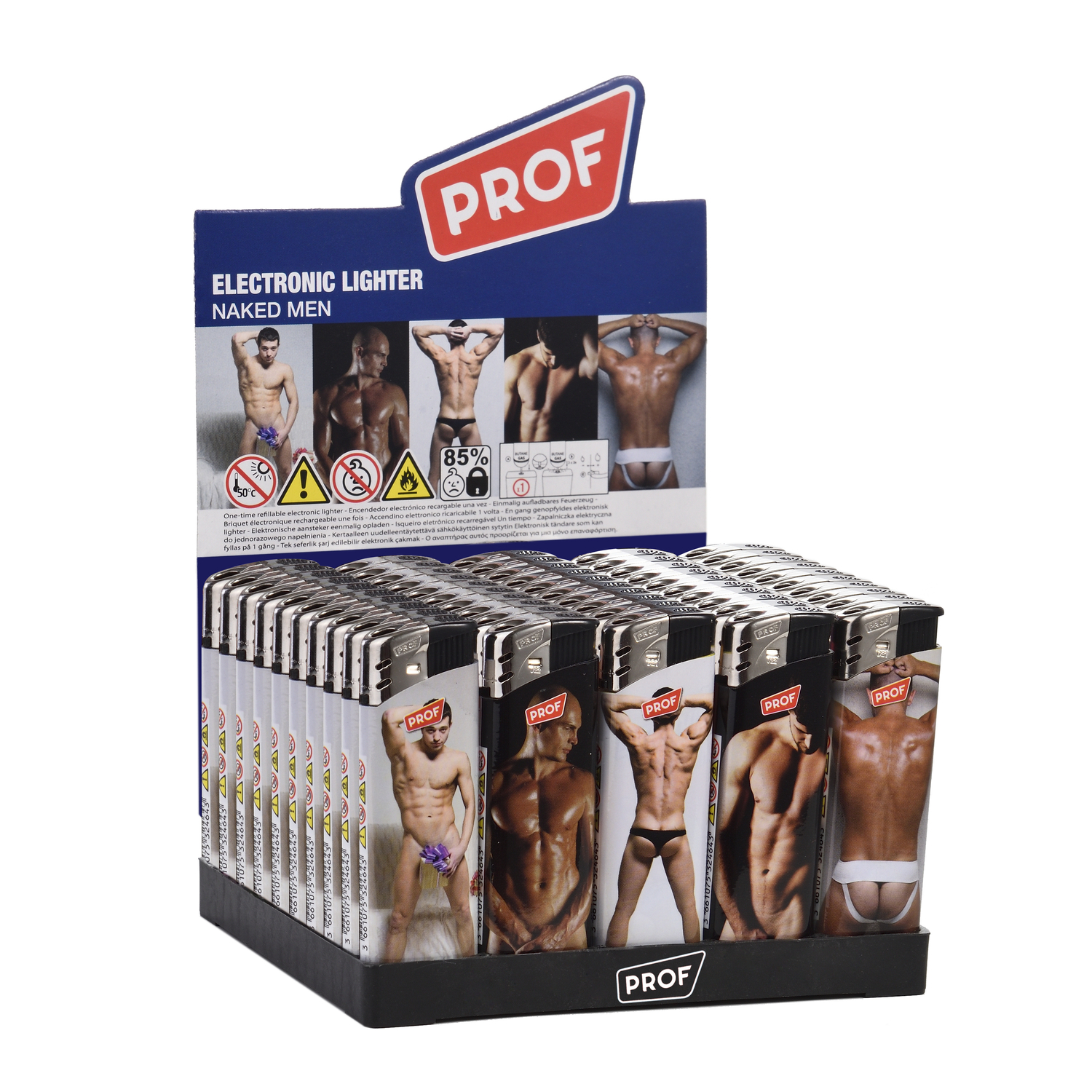 PROF REFILL. NAKED MEN/50